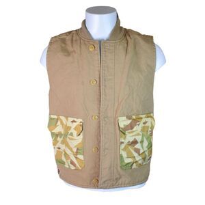 Trukfit Lightweight Vest Khaki Camo Lil Wayne Street Wear Mens Small